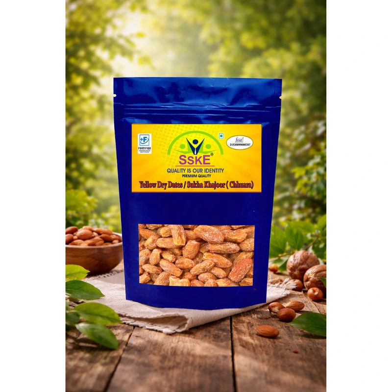 Yellow Dry Dates (Peela Khajoor) Premium Quality